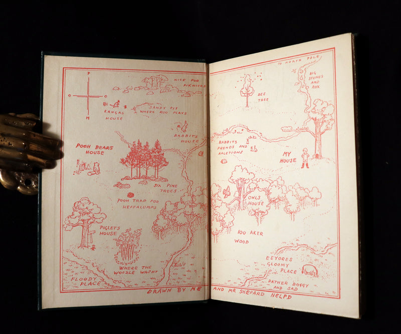 1926 Rare First Edition - WINNIE-THE-POOH by A. A. Milne - Illustrated by Ernest H. Shepard.