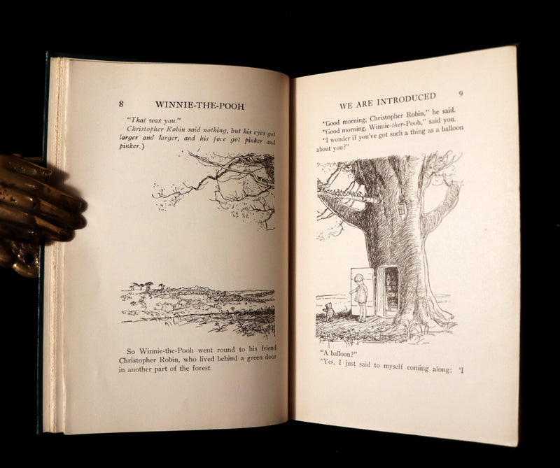 1926 Rare First Edition - WINNIE-THE-POOH by A. A. Milne - Illustrated by Ernest H. Shepard.