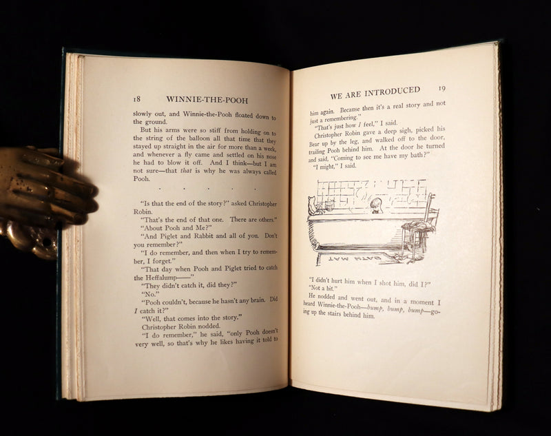 1926 Rare First Edition - WINNIE-THE-POOH by A. A. Milne - Illustrated by Ernest H. Shepard.