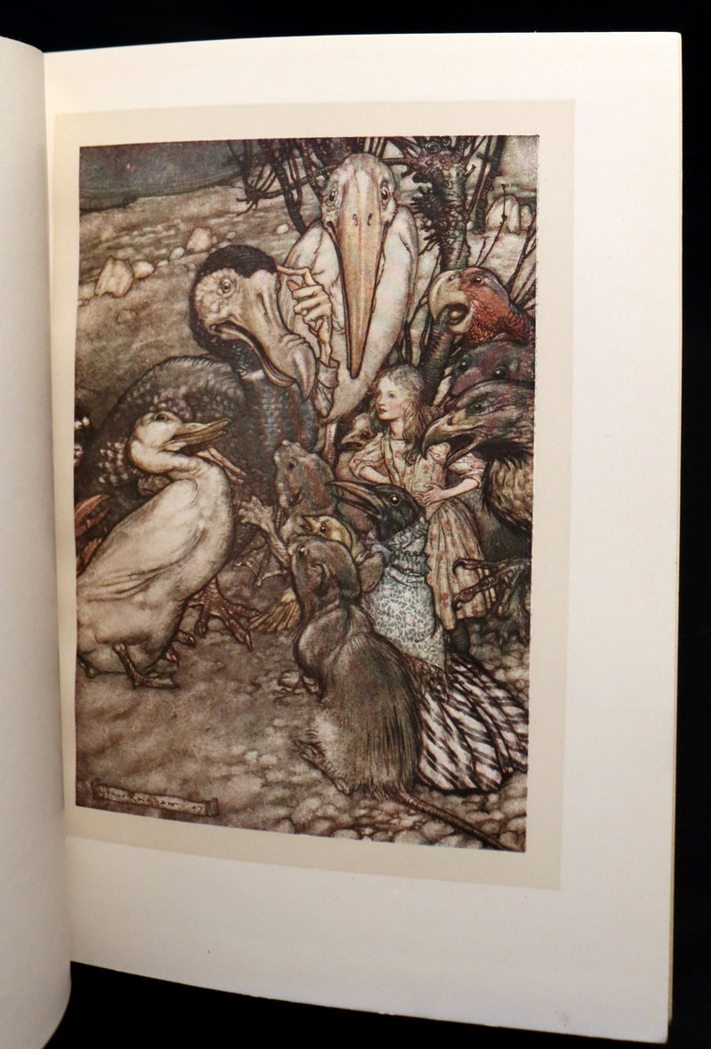 1919 Rare Book - Alice's Adventures in Wonderland, illustrated by Arthur Rackham.