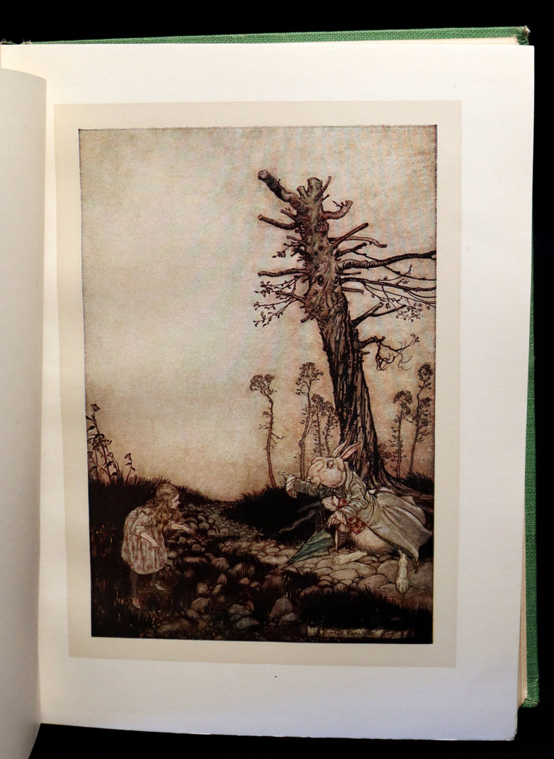 1919 Rare Book - Alice's Adventures in Wonderland, illustrated by Arthur Rackham.