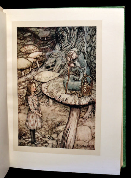 1919 Rare Book - Alice's Adventures in Wonderland, illustrated by Arthur Rackham.