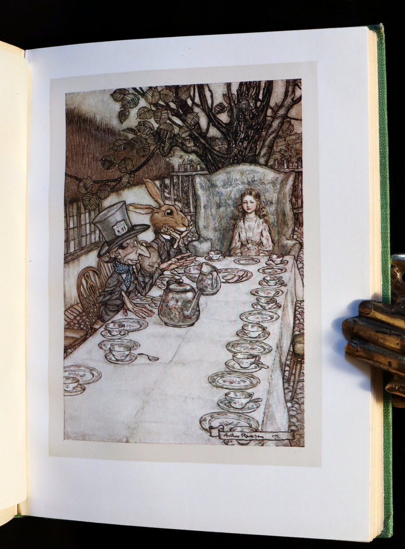 1919 Rare Book - Alice's Adventures in Wonderland, illustrated by Arthur Rackham.