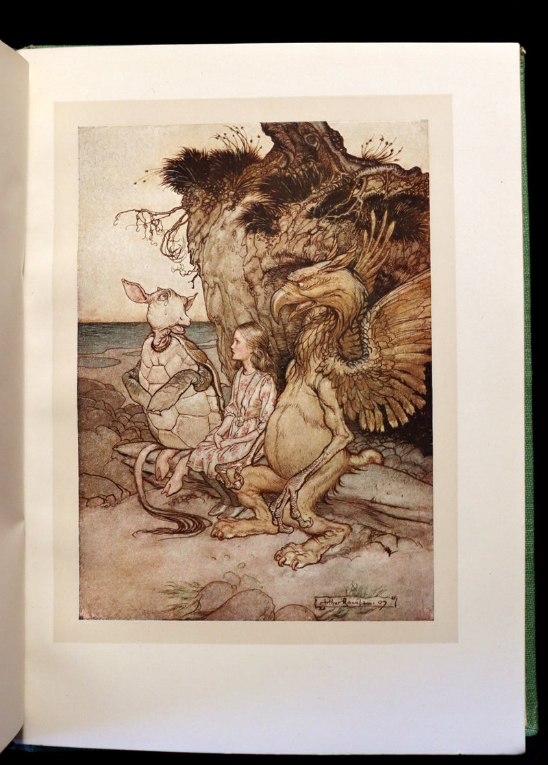 1919 Rare Book - Alice's Adventures in Wonderland, illustrated by Arthur Rackham.