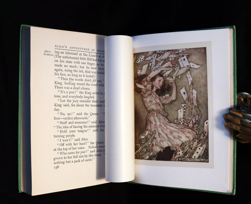 1919 Rare Book - Alice's Adventures in Wonderland, illustrated by Arthur Rackham.