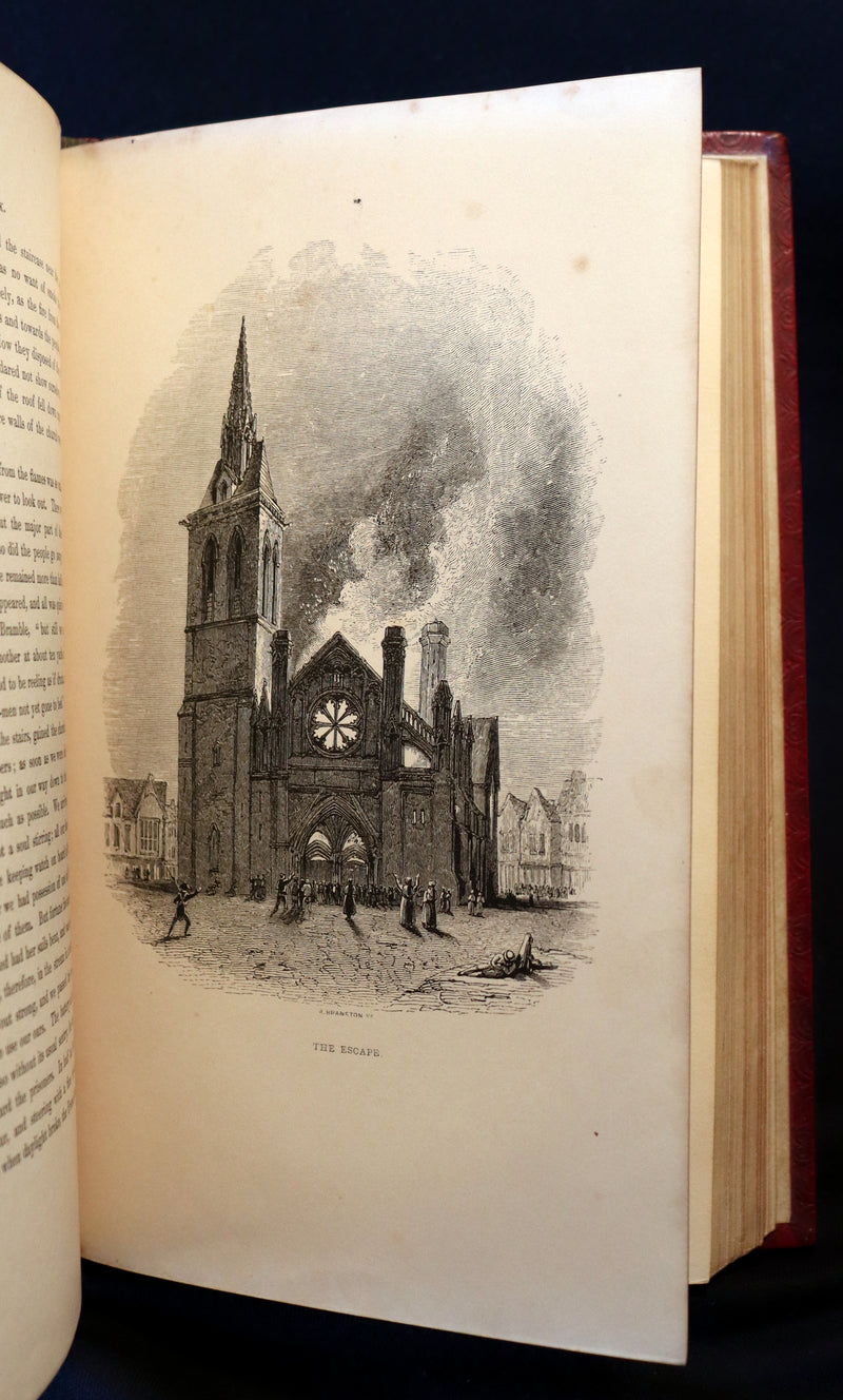 1846 Rare Book in Naval Binding - POOR JACK by Captain Marryat Illustrated by Clarkson Stanfield.