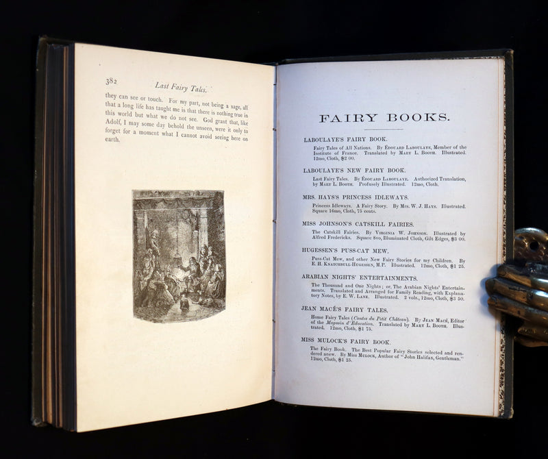 1885 Rare First Edition - Edouard Laboulaye's LAST FAIRY TALES - illustrated.