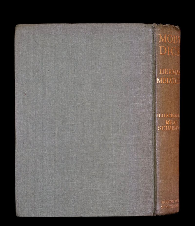 1930 Scarce Edition - MOBY DICK or The White Whale by Herman Melville illustrated by Mead Schaeffer.