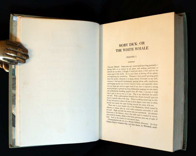 1930 Scarce Edition - MOBY DICK or The White Whale by Herman Melville illustrated by Mead Schaeffer.