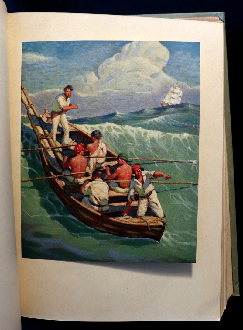 1930 Scarce Edition - MOBY DICK or The White Whale by Herman Melville illustrated by Mead Schaeffer.
