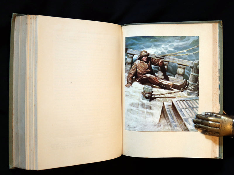 1930 Scarce Edition - MOBY DICK or The White Whale by Herman Melville illustrated by Mead Schaeffer.