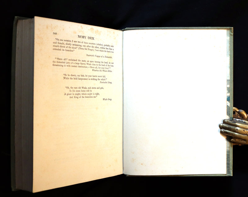 1930 Scarce Edition - MOBY DICK or The White Whale by Herman Melville illustrated by Mead Schaeffer.