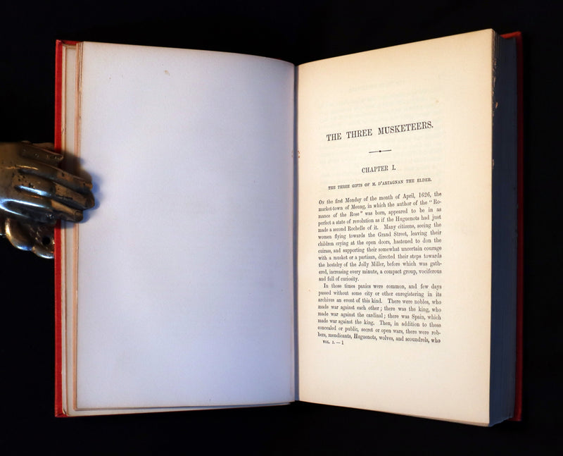1899 Rare Illustrated Book set - The Three Musketeers by Alexandre Dumas.