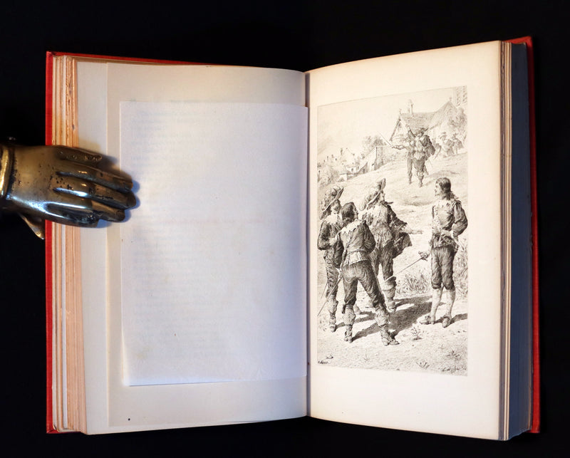 1899 Rare Illustrated Book set - The Three Musketeers by Alexandre Dumas.