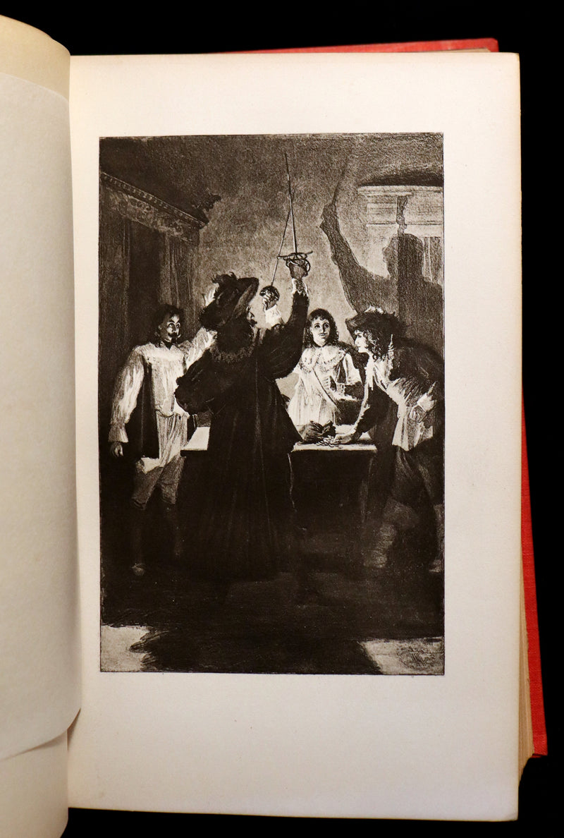 1899 Rare Illustrated Book set - The Three Musketeers by Alexandre Dumas.
