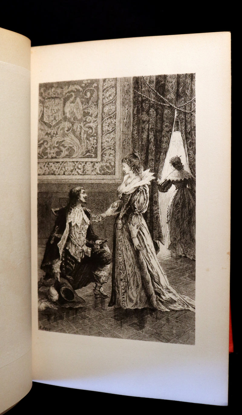 1899 Rare Illustrated Book set - The Three Musketeers by Alexandre Dumas.