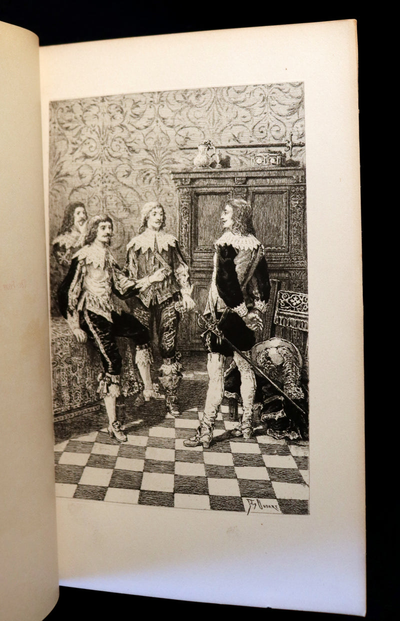 1899 Rare Illustrated Book set - The Three Musketeers by Alexandre Dumas.