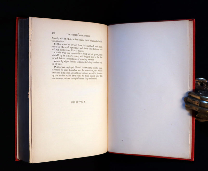 1899 Rare Illustrated Book set - The Three Musketeers by Alexandre Dumas.
