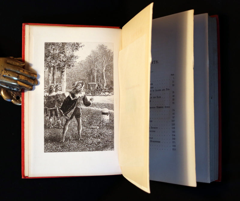 1899 Rare Illustrated Book set - The Three Musketeers by Alexandre Dumas.