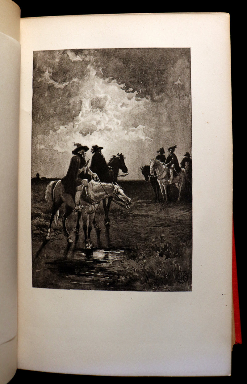 1899 Rare Illustrated Book set - The Three Musketeers by Alexandre Dumas.