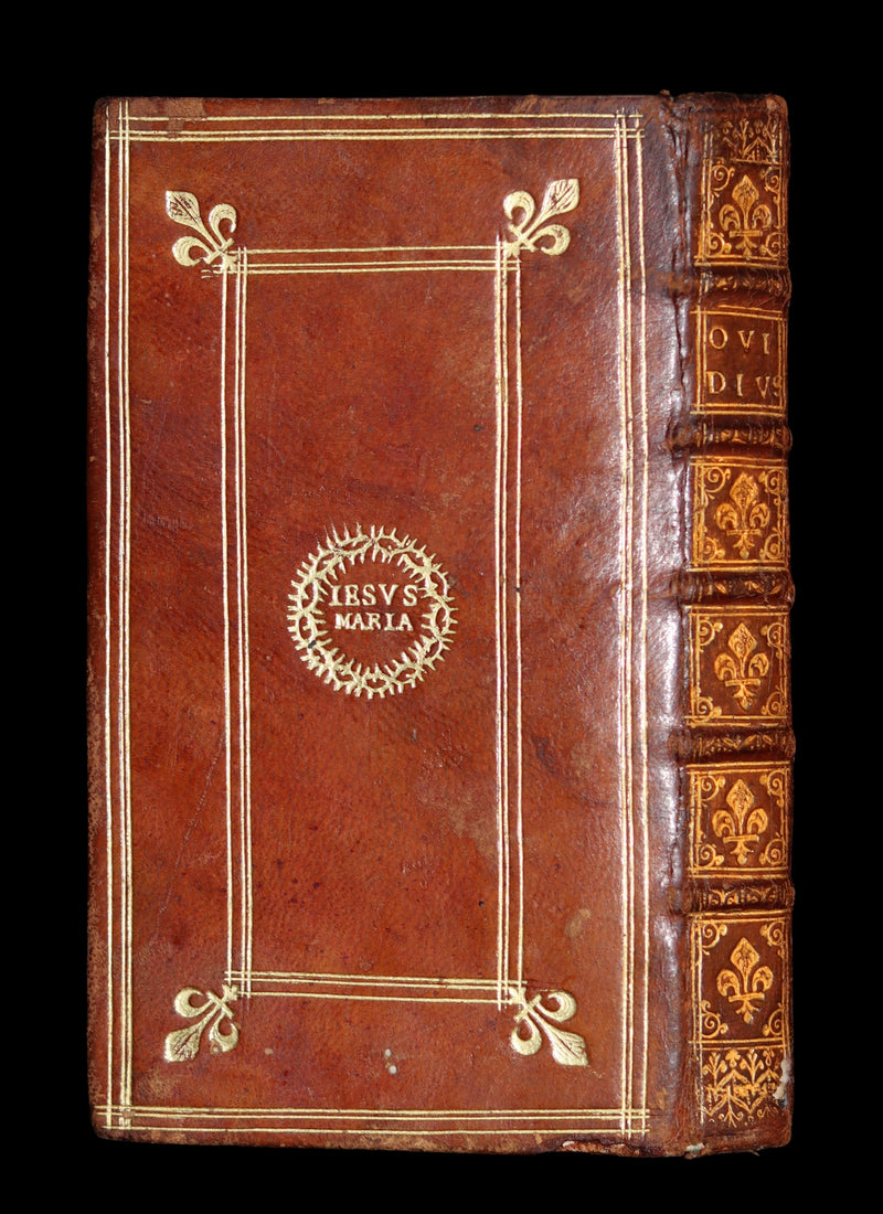 1668 Rare Latin Book - OVID's Metamorphoses - Metamorphoseon libri XV cum notis Farnabii.