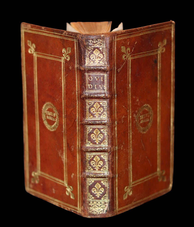 1668 Rare Latin Book - OVID's Metamorphoses - Metamorphoseon libri XV cum notis Farnabii.