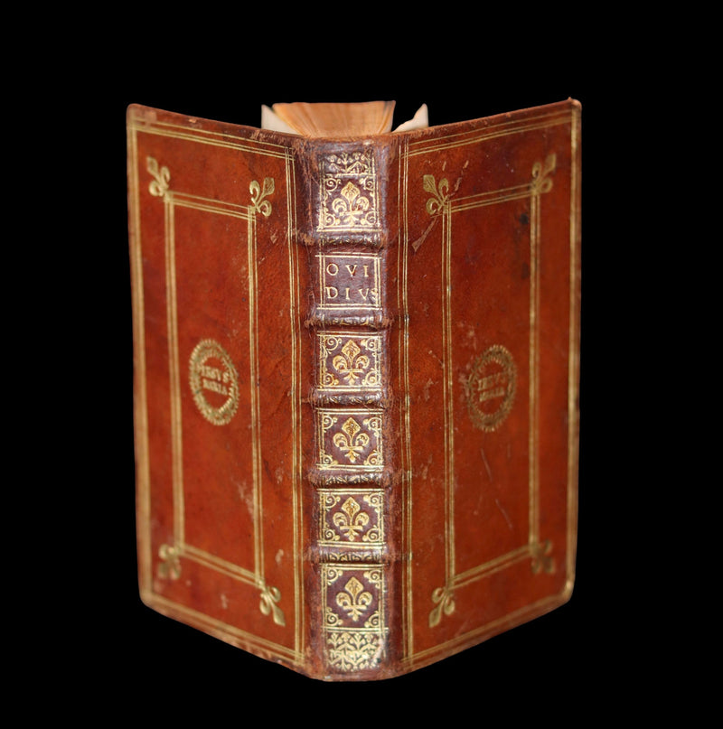 1668 Rare Latin Book - OVID's Metamorphoses - Metamorphoseon libri XV cum notis Farnabii.