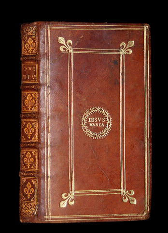 1668 Rare Latin Book - OVID's Metamorphoses - Metamorphoseon libri XV cum notis Farnabii.