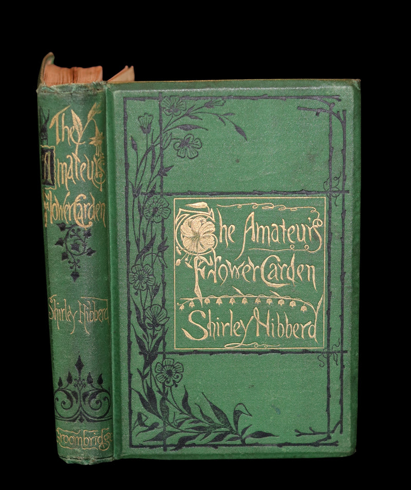 1871 Rare Book - The Amateur's Flower Garden by the famous botanist James Shirley Hibberd. 1stED.