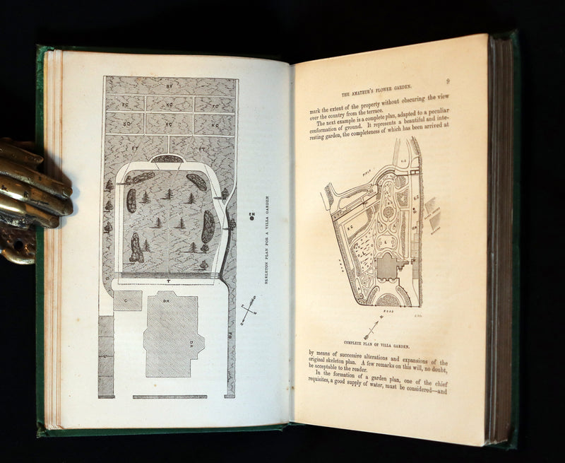1871 Rare Book - The Amateur's Flower Garden by the famous botanist James Shirley Hibberd. 1stED.