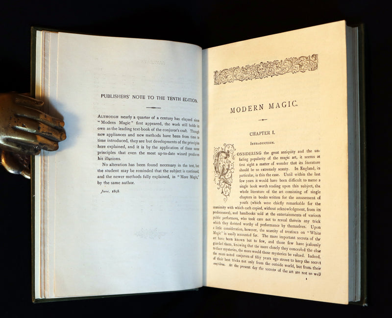 1898 Rare Book - MODERN MAGIC - A Practical Treatise On The Art Of Conjuring by Hoffmann.