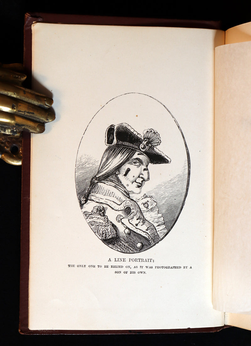 1880 Rare Book - The Travels and Surprising Adventures of Baron MUNCHAUSEN Illustrated by Crowquill.