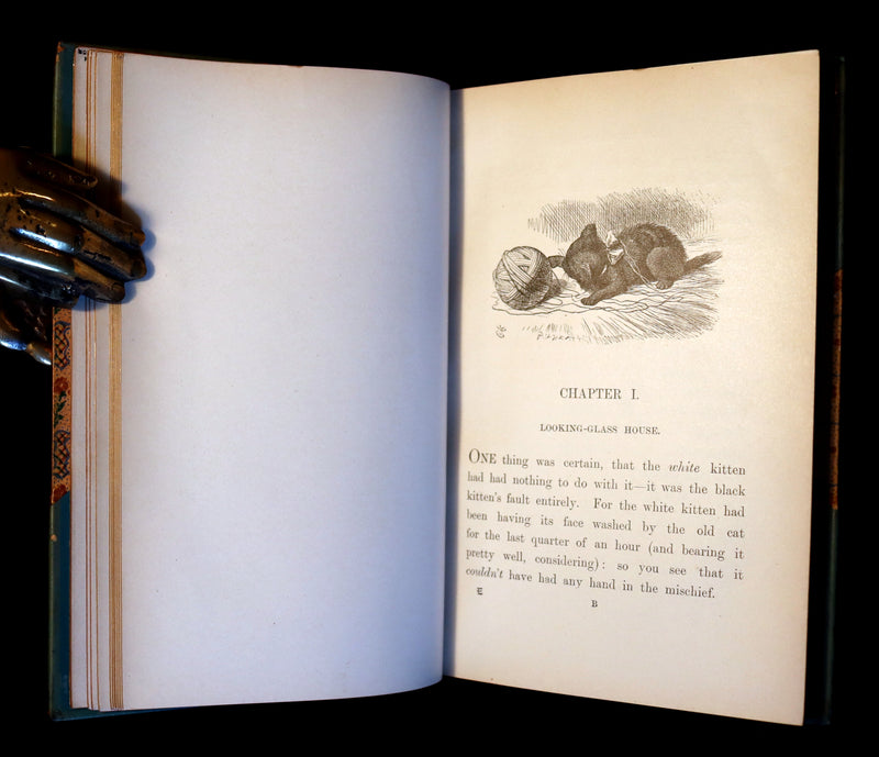 1927 Rare Sangorski binding - Through the Looking-Glass, and What Alice Found There by Lewis Carroll.