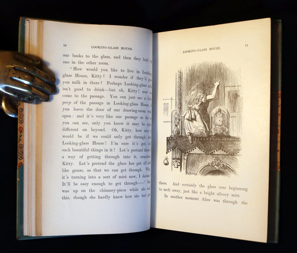 1927 Rare Sangorski binding - Through the Looking-Glass, and What Alice Found There by Lewis Carroll.