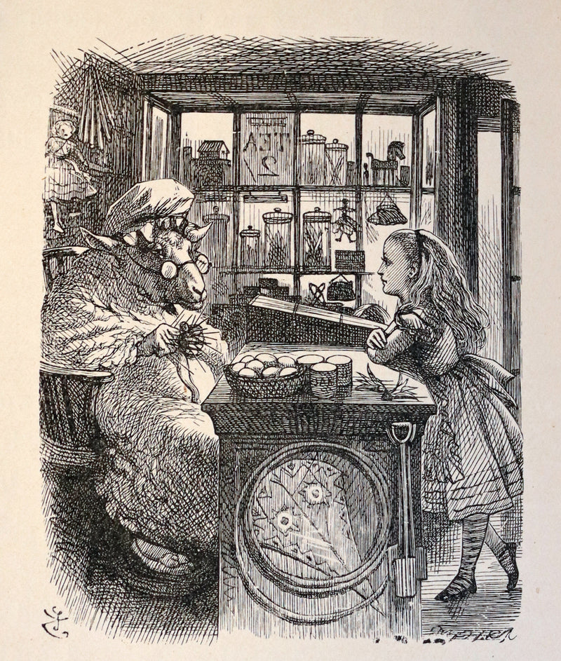 1927 Rare Sangorski binding - Through the Looking-Glass, and What Alice Found There by Lewis Carroll.