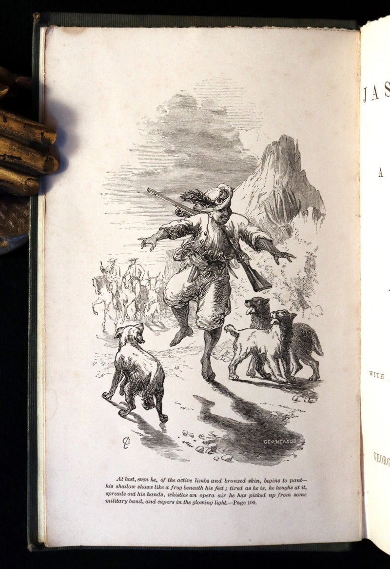 1852 Rare Book - Jasper Lyle a Tale of Kafirland - 1st English novel set in South Africa.