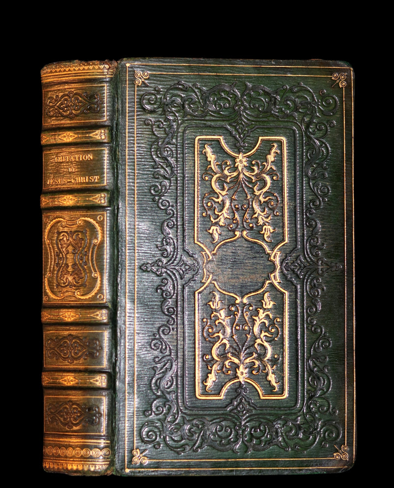 1821 Rare French Book - The Imitation of Christ - L'Imitation de Jesus Christ Illustrated by Horace Vernet.