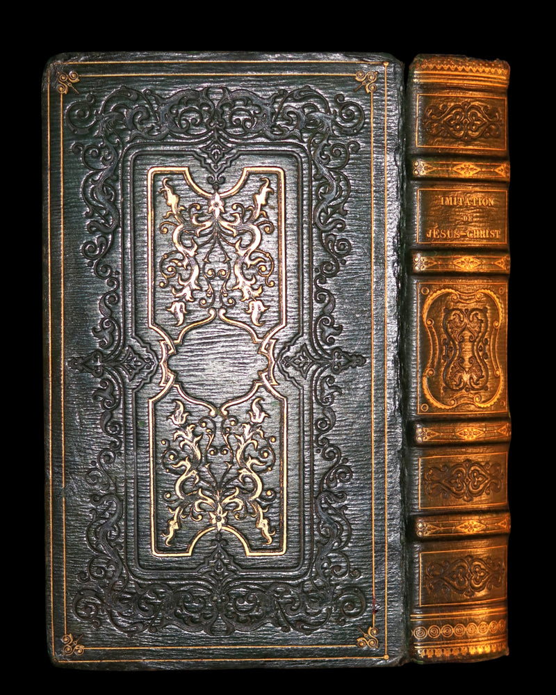 1821 Rare French Book - The Imitation of Christ - L'Imitation de Jesus Christ Illustrated by Horace Vernet.