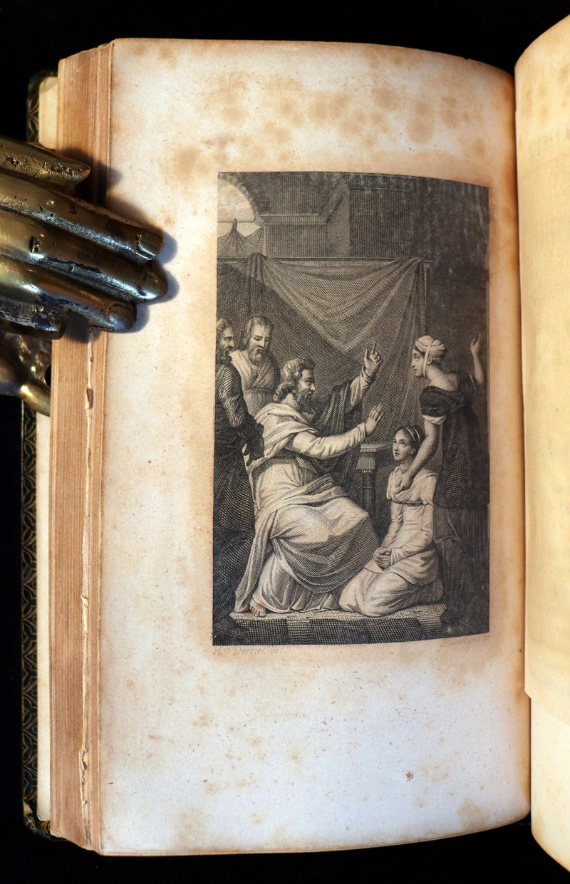 1821 Rare French Book - The Imitation of Christ - L'Imitation de Jesus Christ Illustrated by Horace Vernet.