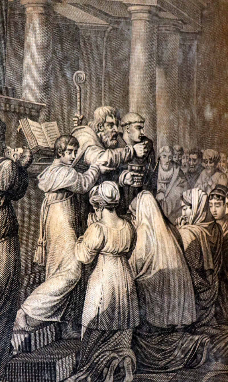 1821 Rare French Book - The Imitation of Christ - L'Imitation de Jesus Christ Illustrated by Horace Vernet.