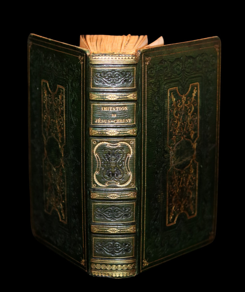 1821 Rare French Book - The Imitation of Christ - L'Imitation de Jesus Christ Illustrated by Horace Vernet.