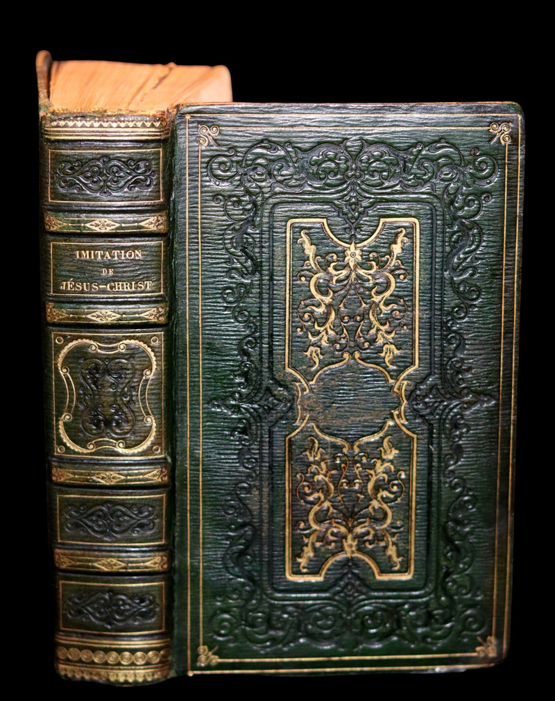 1821 Rare French Book - The Imitation of Christ - L'Imitation de Jesus Christ Illustrated by Horace Vernet.