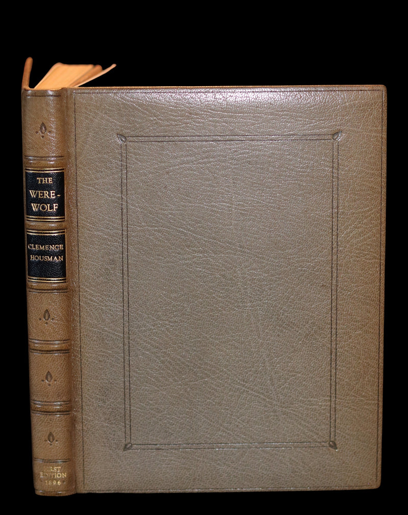1896 Rare 1stED Book on Werewolves - THE WERE-WOLF written by Clemence Housman & Illustrated by Laurence Houseman.