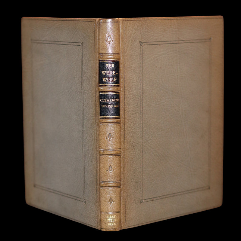 1896 Rare 1stED Book on Werewolves - THE WERE-WOLF written by Clemence Housman & Illustrated by Laurence Houseman.