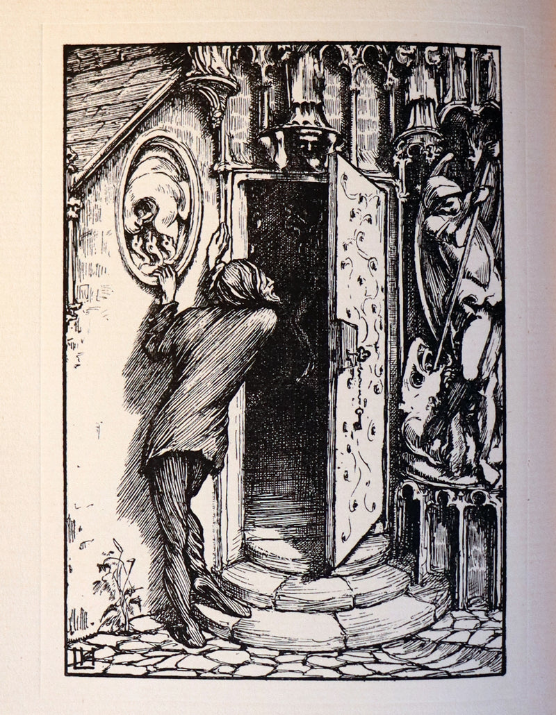 1896 Rare 1stED Book on Werewolves - THE WERE-WOLF written by Clemence Housman & Illustrated by Laurence Houseman.