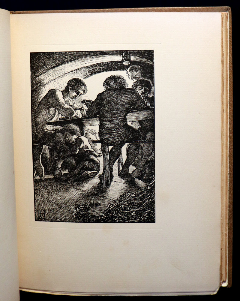 1896 Rare 1stED Book on Werewolves - THE WERE-WOLF written by Clemence Housman & Illustrated by Laurence Houseman.