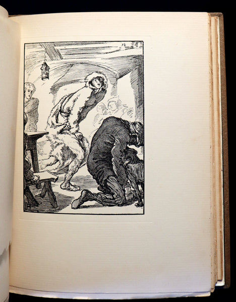 1896 Rare 1stED Book on Werewolves - THE WERE-WOLF written by Clemence Housman & Illustrated by Laurence Houseman.