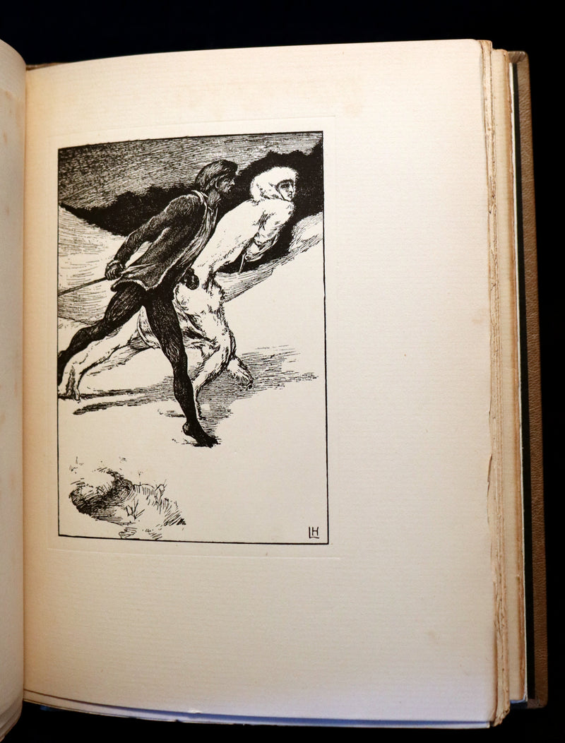 1896 Rare 1stED Book on Werewolves - THE WERE-WOLF written by Clemence Housman & Illustrated by Laurence Houseman.