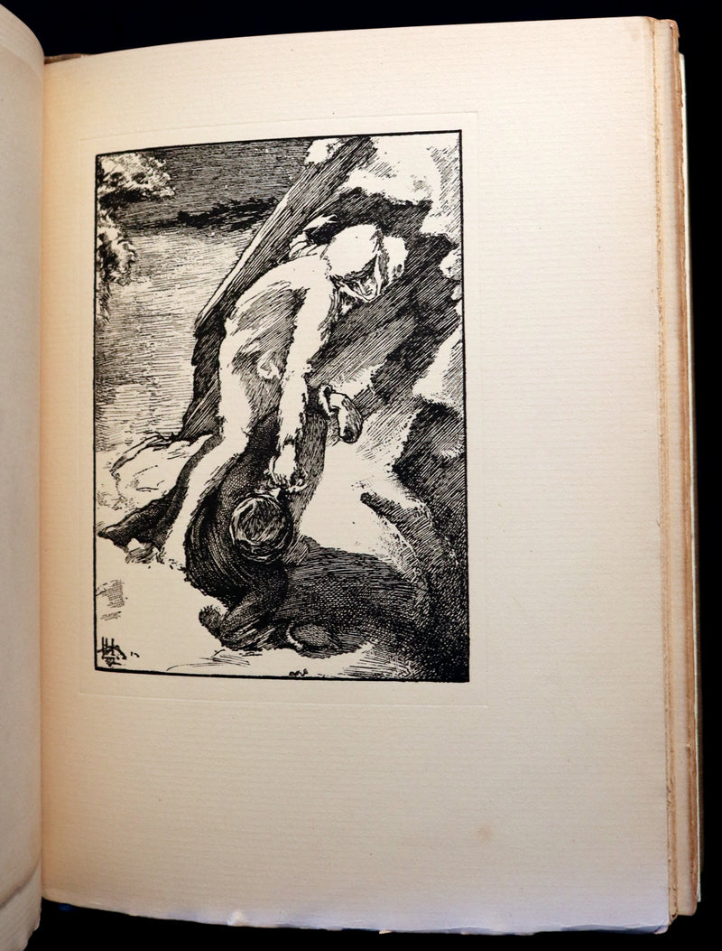 1896 Rare 1stED Book on Werewolves - THE WERE-WOLF written by Clemence Housman & Illustrated by Laurence Houseman.