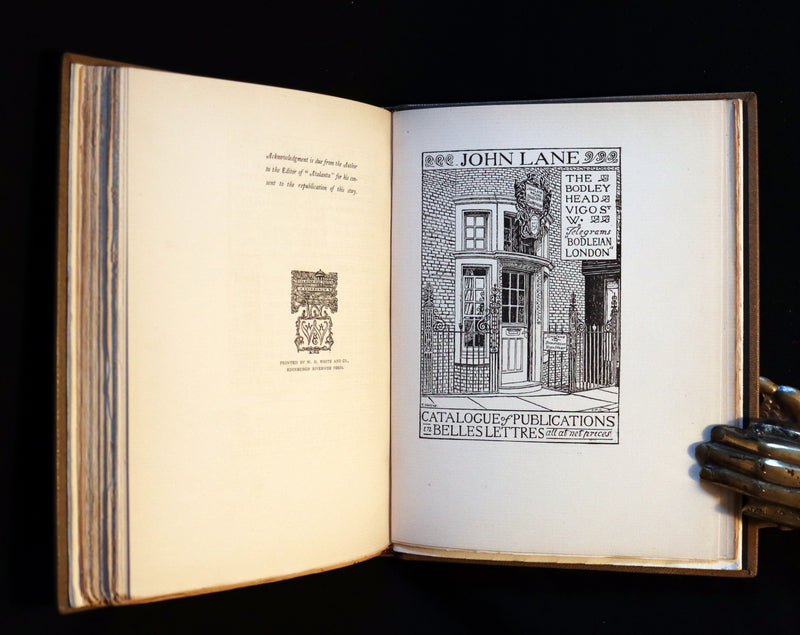 1896 Rare 1stED Book on Werewolves - THE WERE-WOLF written by Clemence Housman & Illustrated by Laurence Houseman.